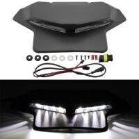 Black Hood Panel with Daytime Running Light for Can-Am Ryker All Models - Image 2