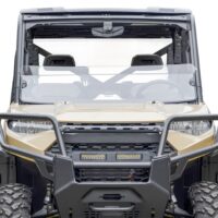 Front Mesh Grill for Ranger XP 1000, Waterproof Black Mesh Grille with LED Light Bar for Polaris Ranger XP 1000 - Image 3