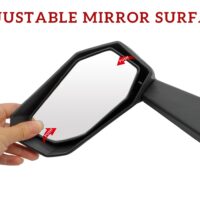 Folding Front Door Rear View Side Mirrors for Can-Am Maverick X3 / X3 MAX 2017-2023 - Image 3