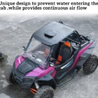 Flat Aluminum Roof Ram Air Kit for Polaris RZR XP/ XP4 1000 2014-2022, RZR PRO XP 2020-2022 - Image 3