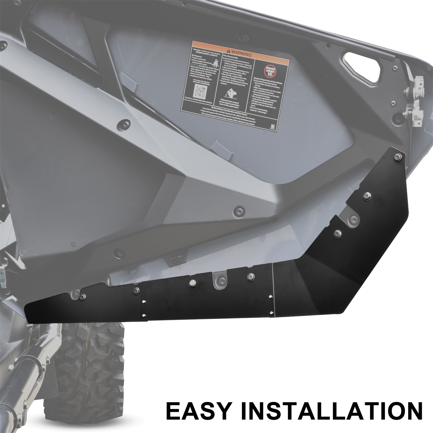 Lower Door Panels Insert Kit for RZR PRO XP, Lower Door Trim Kit Door Valance for Polaris RZR PRO XP 2020-2023, RZR PRO R/Turbo R - Image 3