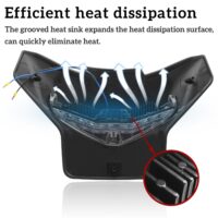 Black Hood Panel with Daytime Running Light for Can-Am Ryker All Models - Image 3