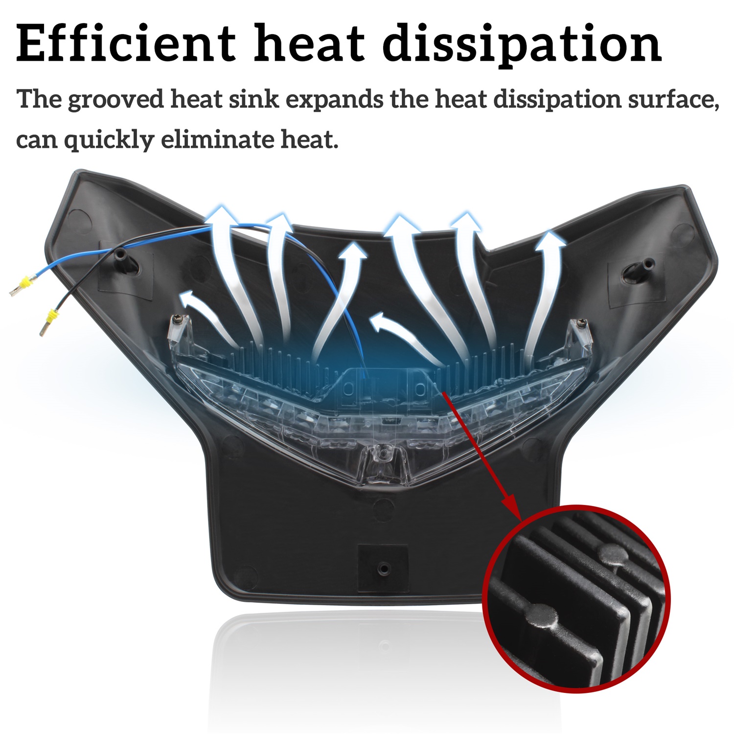 Black Hood Panel with Daytime Running Light for Can-Am Ryker All Models - Image 3