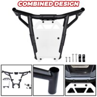Rear Bumper Brush Guard Protector Pre Runner Bumper for Polaris Pro R 2022-2023 - Image 4