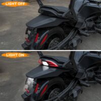 Rear Fender Extender with License Plate Light for Can-Am Spyder F3 F3-S 2015-2022 - Image 4