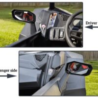 Folding Front Door Rear View Side Mirrors for Can-Am Maverick X3 / X3 MAX 2017-2023 - Image 5