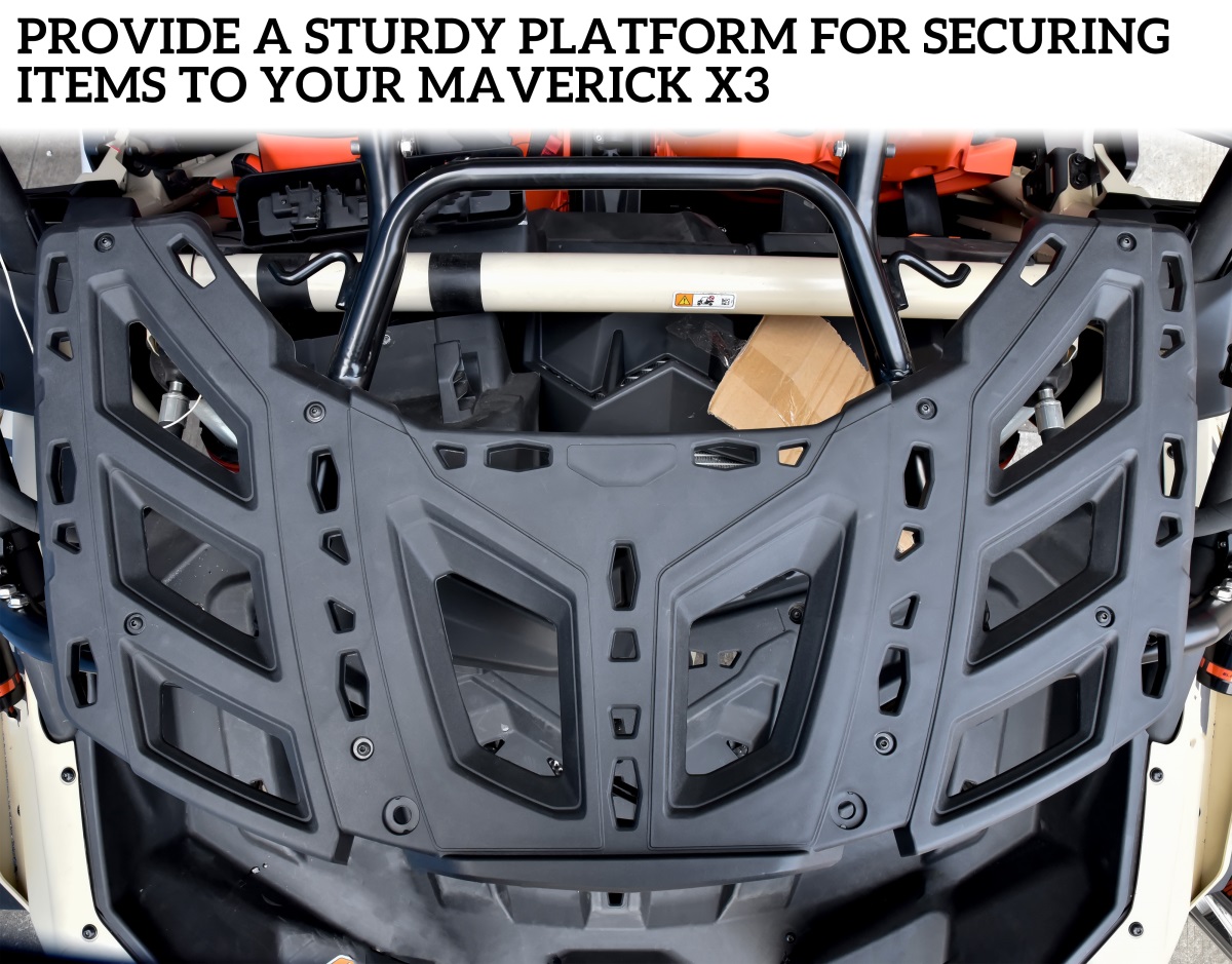 Black LinQ Pivoting Rack Kit for Can-Am Maverick X3 MAX LinQ - Image 5