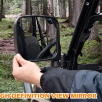 Adjustable Wider Rearview Side Mirrors for Polaris Ranger XP 1000 Crew 2018-2023 - Image 5