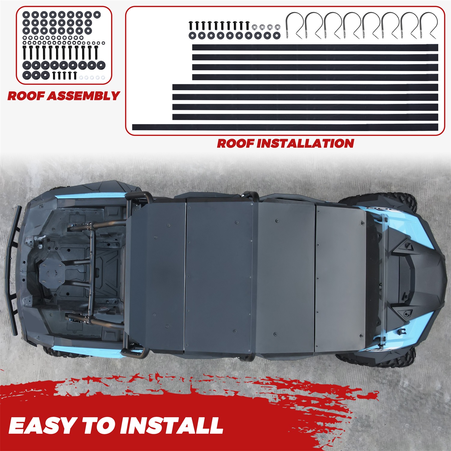 Roof Top for Polaris RZR 1000 XP 4/ RZR 1000 Turbo 4/ RZR 4 900 2014-2023 - Image 5