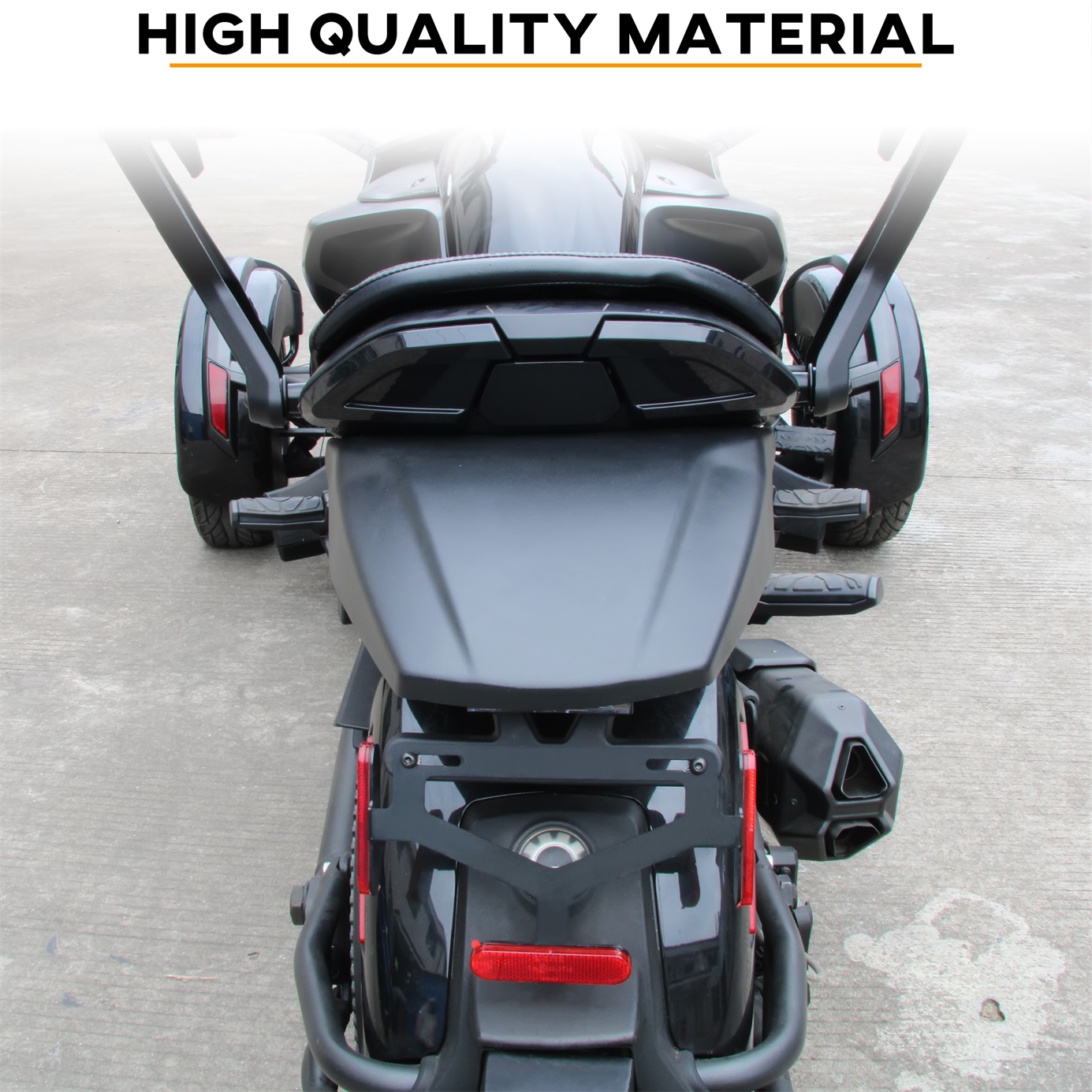 Rear Fender Extender with License Plate Light for Can-Am Spyder F3 F3-S 2015-2022 - Image 5