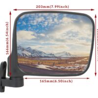 Adjustable Folding Side View Mirrors for Polaris Ranger 500 570 Ranger XP 900 - Image 6