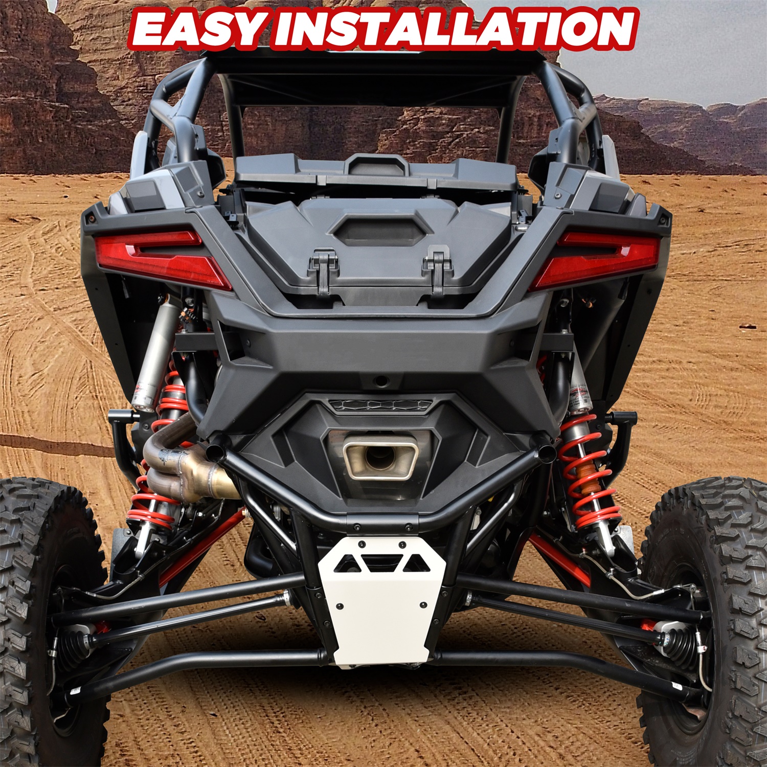 Rear Bumper Brush Guard Protector Pre Runner Bumper for Polaris Pro R 2022-2023 - Image 6