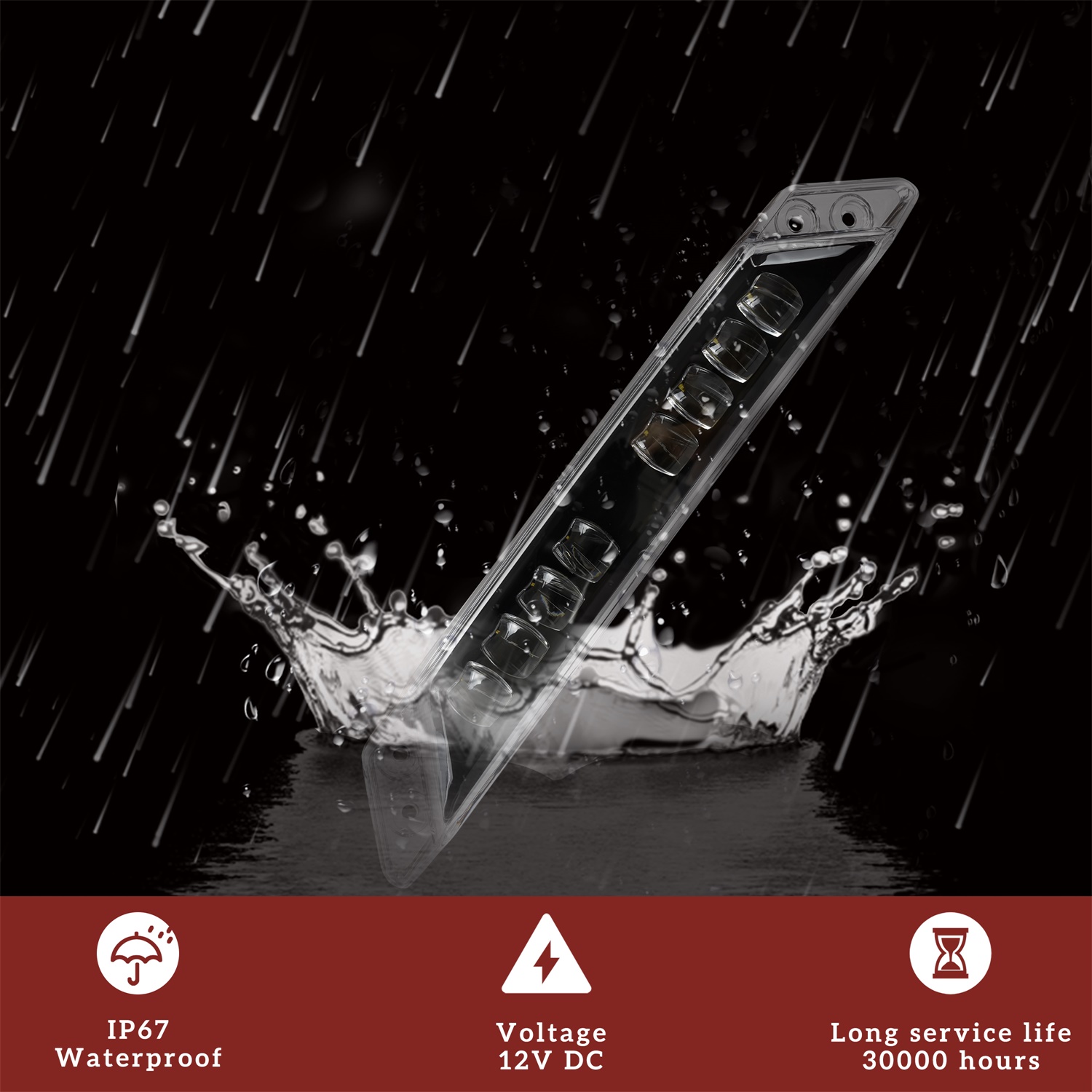 Front LED Extras Auxiliary Driving Light Daytime Running Light DRL for Can Am Spyder RT 2020-2022 - Image 6