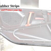 Lower Door Inserts Panels with Built-in Metal Frame for Can Am Maverick X3 Max RS DS 2017-2023 - Image 5