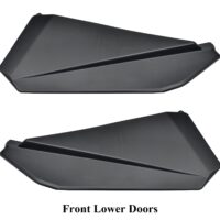 Lower Door Inserts Panels with Built-in Metal Frame for Can Am Maverick X3 Max RS DS 2017-2023 - Image 6