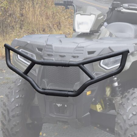 Heavy-Duty Steel Front Brush Guard Bumper Protector for Polaris Sportsman 450 570 Touring ETX 2014-2023