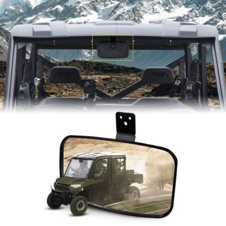 Premium Wider Convex RearView Mirror for Polaris Ranger XP 1000 Ranger 570 900 1000 Crew