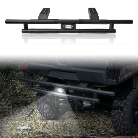 Rear Bumper with LED Accent Light for Polaris Ranger MidSize 400 500 570 800 EV ETX 2010-2021