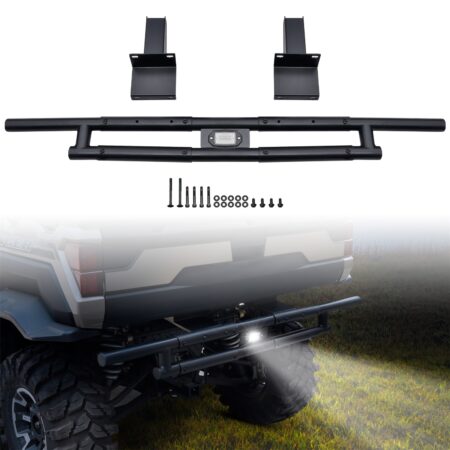 Rear Bumper with LED Accent Light for Polaris Ranger XP 900 2013-2019/ Ranger XP 1000 2017+