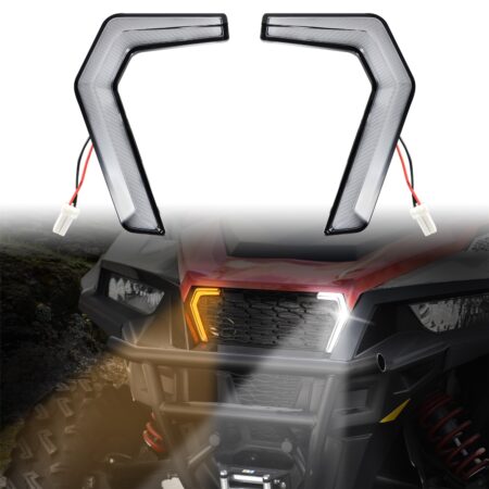 Front Grille Accent Lights Signature Lights for Polaris General 1000/4 1000/ XP/ XP4 1000 2016-2023