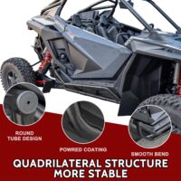 Nerf Bars Rock Sliders Side Bumper Tree Kickers for Polaris RZR PRO XP/PRO R/Turbo R - Image 2