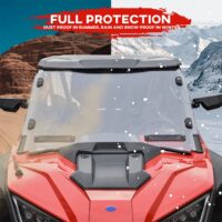 Poly Vented Full Windshield for Polaris RZR Turbo R/ RZR PRO XP/PRO R - Image 2