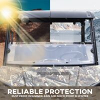 Clear Front Half Windshield for Polaris Ranger 570 Midsize Ranger 500 Crew 570 SP 570 Mid Size 2015+ - Image 4