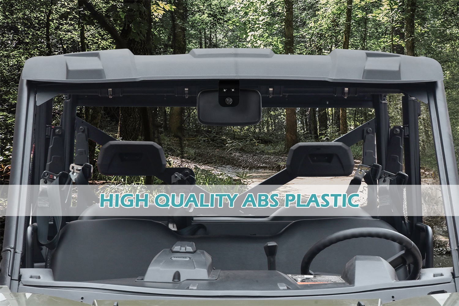 Premium Adjustable Convex RearView Mirror for Polaris Ranger XP 1000 Ranger 570 900 1000 Crew/Can Am Defender - Image 4