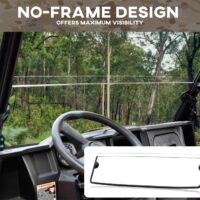 Clear Front Half Windshield for Polaris Ranger 570 Midsize Ranger 500 Crew 570 SP 570 Mid Size 2015+ - Image 3
