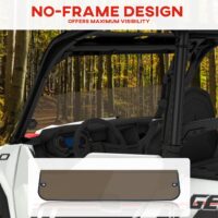 Dark Tinted Front Half Windshield for Polaris General 1000/ 4 1000/ General XP/ XP4 1000 2016+ - Image 4