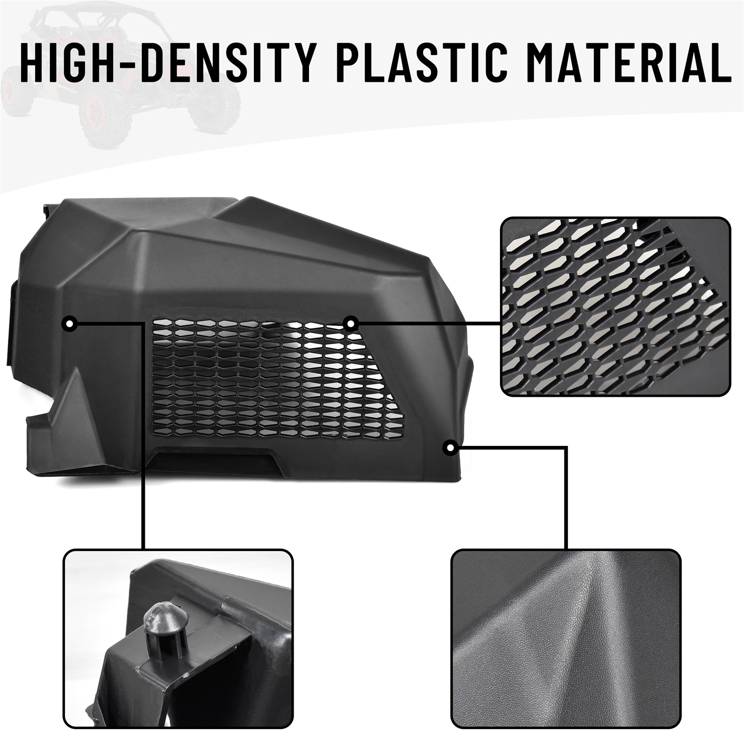 Noise Reduction Kit for Can-Am Maverick X3 MAX Turbo R RR 2017-2023 - Image 4