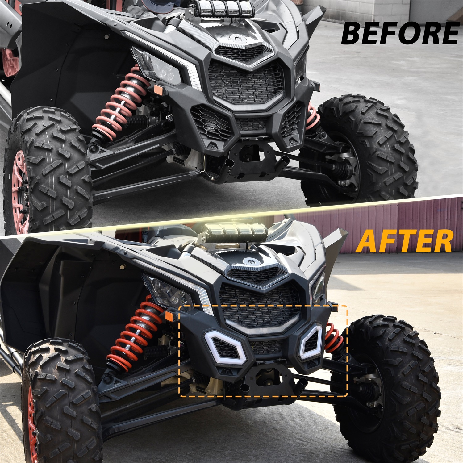 LED Front Accent Light for Can-Am Maverick X3 MAX Turbo R RR 2017-2023 - Image 5