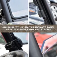 Clear Front Half Windshield for Polaris Ranger 570 Midsize Ranger 500 Crew 570 SP 570 Mid Size 2015+ - Image 5
