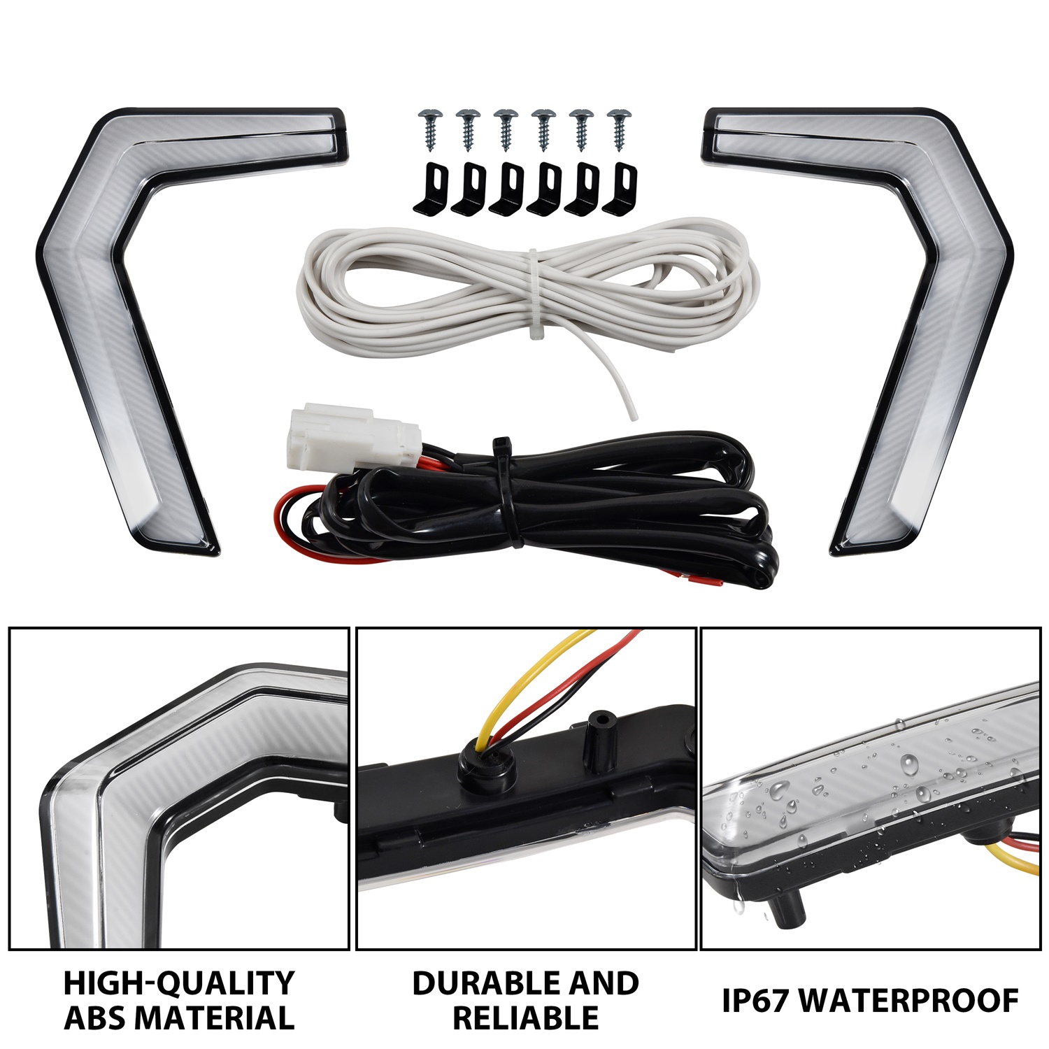 Front Grille Accent Lights Signature Lights for Polaris General