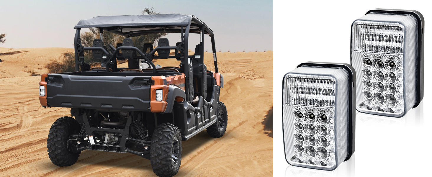 LED Tail Light for Yamaha Rhino Grizzly Big Bear Bruin Kodiak Wolverine