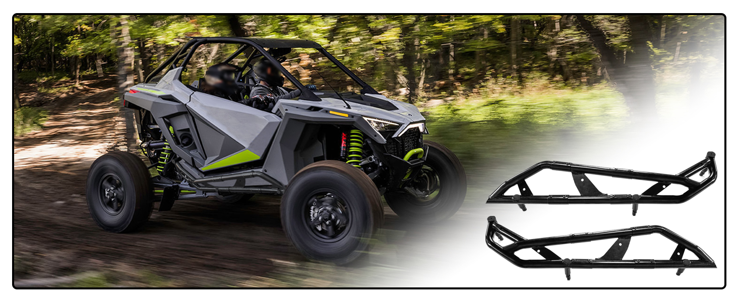 Nerf Bars Rock Sliders Side Bumper Tree Kickers for Polaris RZR PRO XP ...