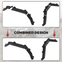 Front & Rear Extended Fender Flares for Polaris General 1000/ General 4 1000 - Image 2
