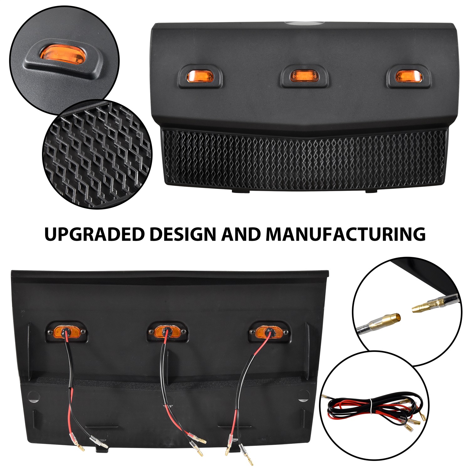 Front Bumper Panel with Light for Polaris Sportsman 400 450 500 600 700 800 X2 2005-2010 - Image 6