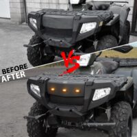 Front Bumper Panel with Light for Polaris Sportsman 400 450 500 600 700 800 X2 2005-2010 - Image 5
