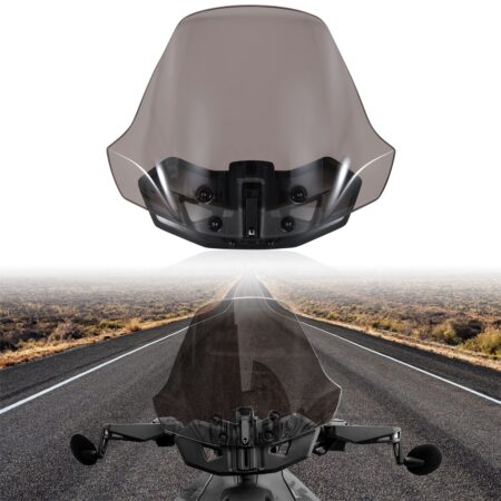 Dark Tinted Wider Adventure Adjustable Windshield for Can-Am Ryker All Models