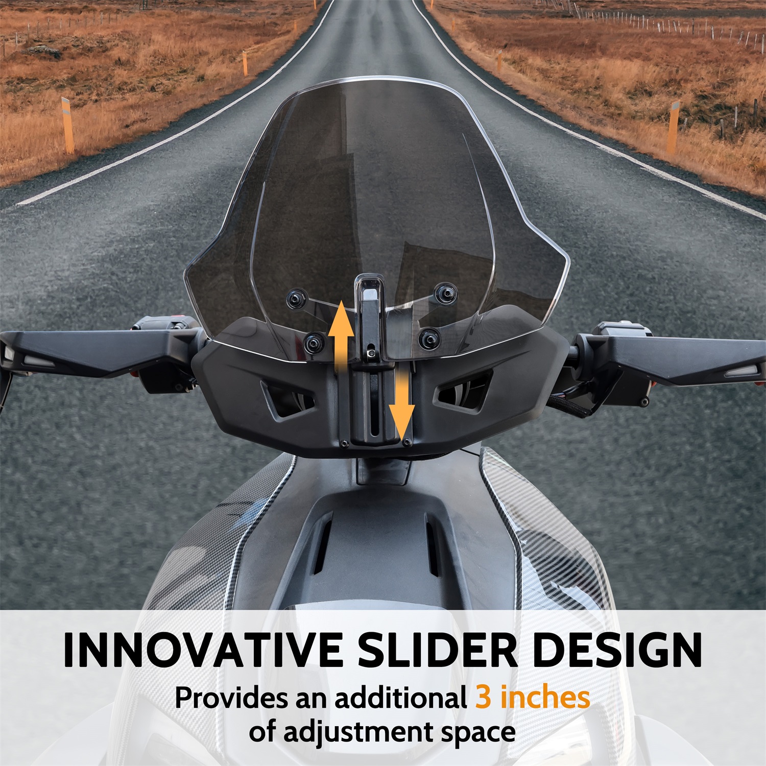 Dark Tinted Front Windshield for Can-Am Ryker All Models - Image 3