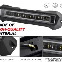 LED Rear Center 3rd Brake Stop Lamp Taillight Accent Light Auxiliary Lamp for Polaris RZR PRO R - Image 3