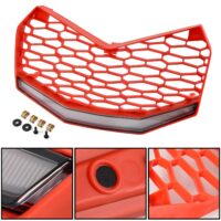 Front Red Grille with LED Light for Can-Am Maverick X3 MAX Turbo R 2017-2023 - Image 4