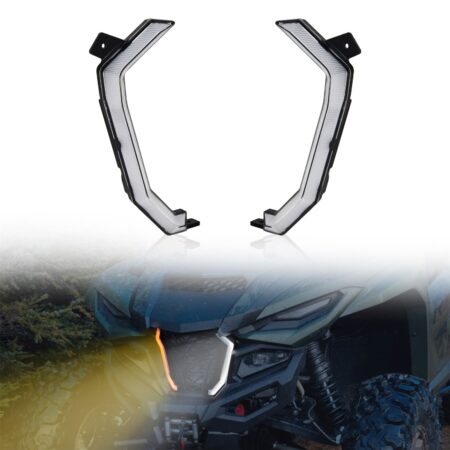 LED Turn Signal Fang Lights for Yamaha Wolverine RMAX2 RMAX4 1000 2021-2023