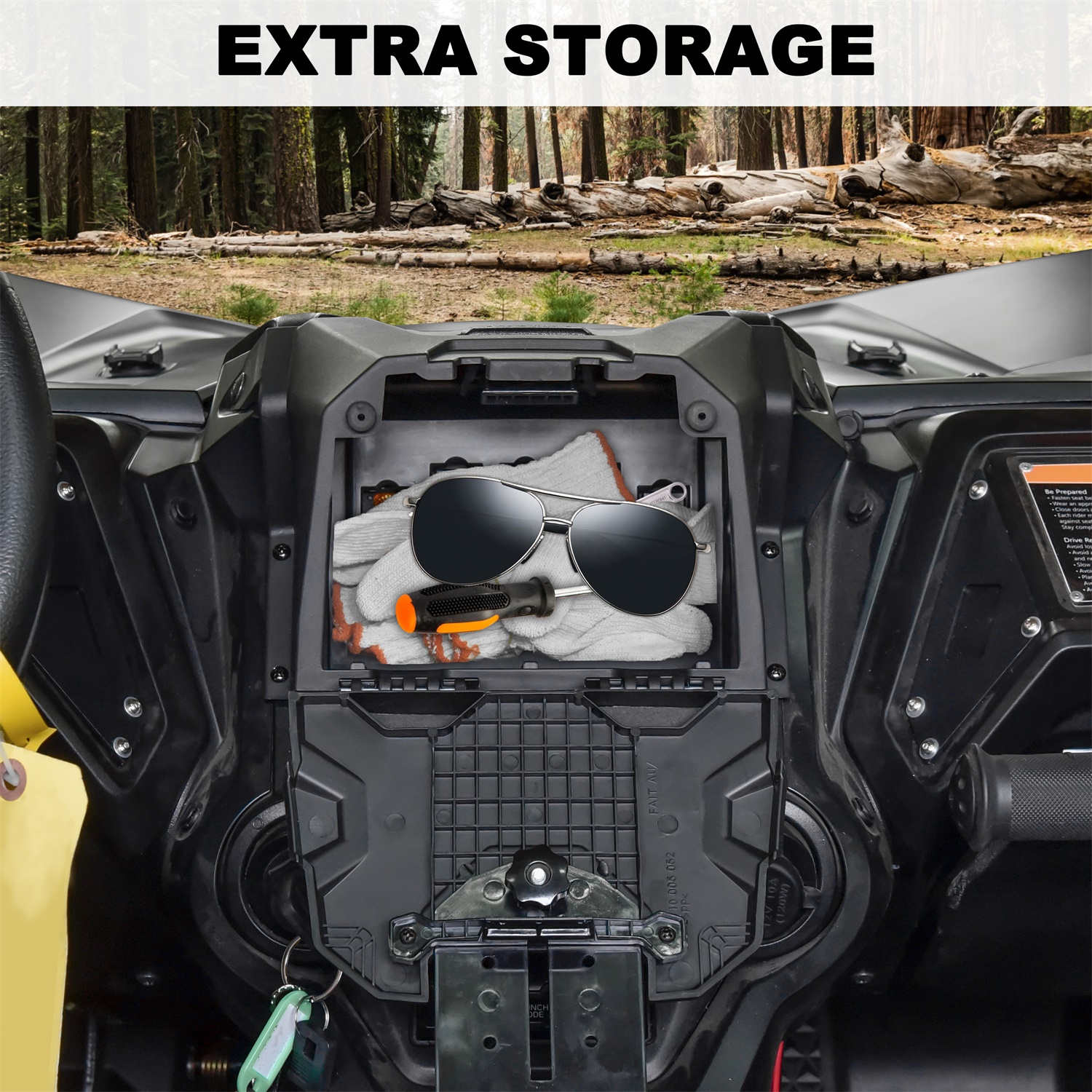 Aazon.co: Goldfire Electronic Device Holder With Storage Box Adjustable Ipad Phone GPS Ounts - View #6