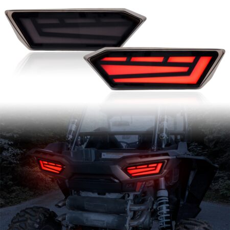 LED Rear Brake Stop Lights Taillights for Polaris RZR 900 1000 S XP 4 Turbo 2014-2019/ RZR Trail S 900 1000 2020+
