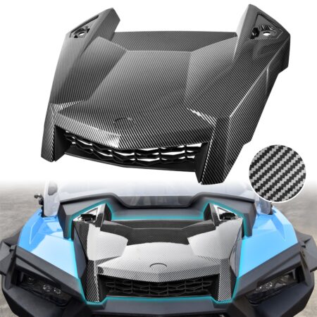 Carbon Fiber Pattern Turbo Hood Scoop Air Intake Kit for Polaris RZR XP 1000/ XP 4 1000/ TURBO XP 4  / TURBO S 2019-2023