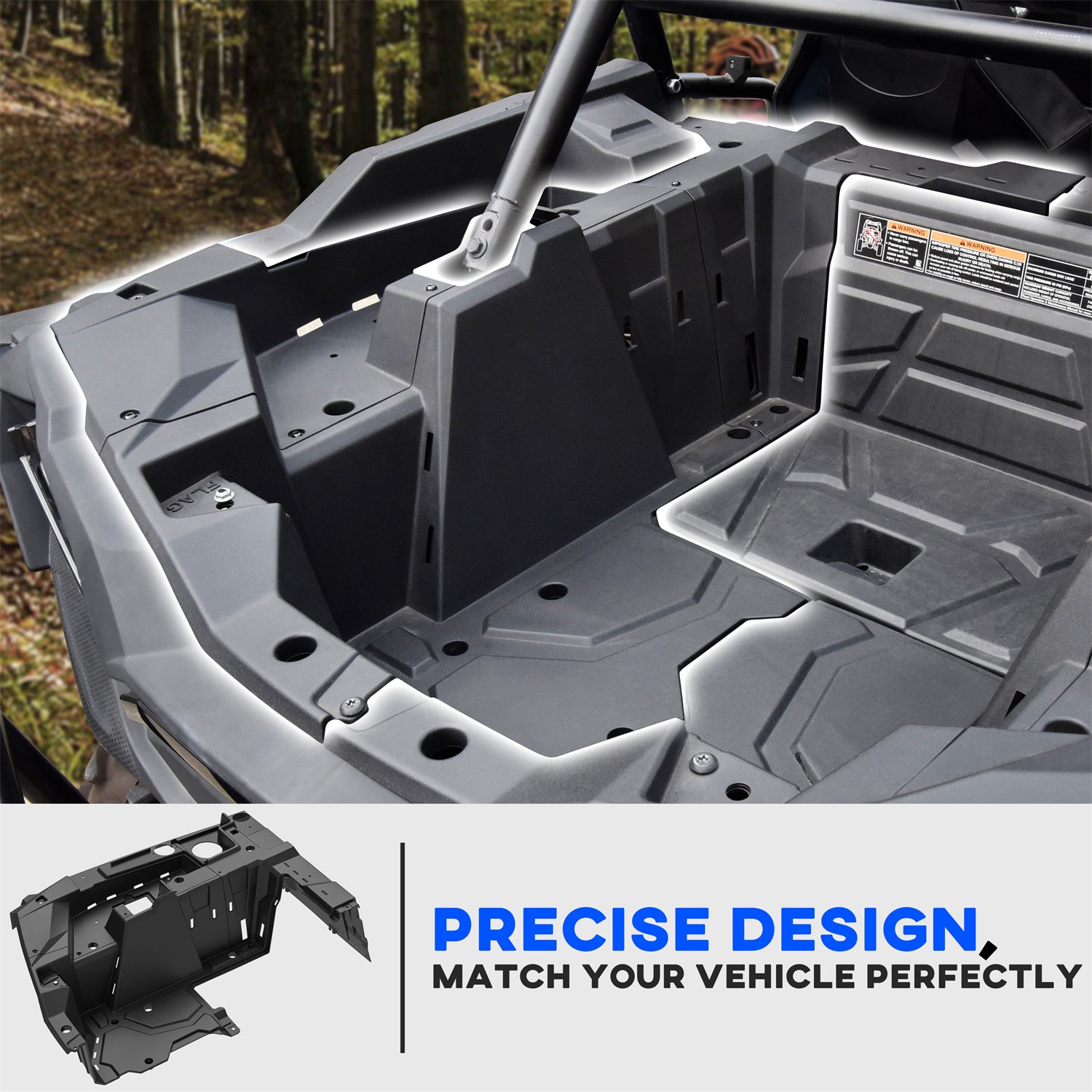 Left Side Rear Box Section for Polaris RZR XP 1000/ XP 4 1000/ RZR Turbo S/RZR XP Turbo - Image 3