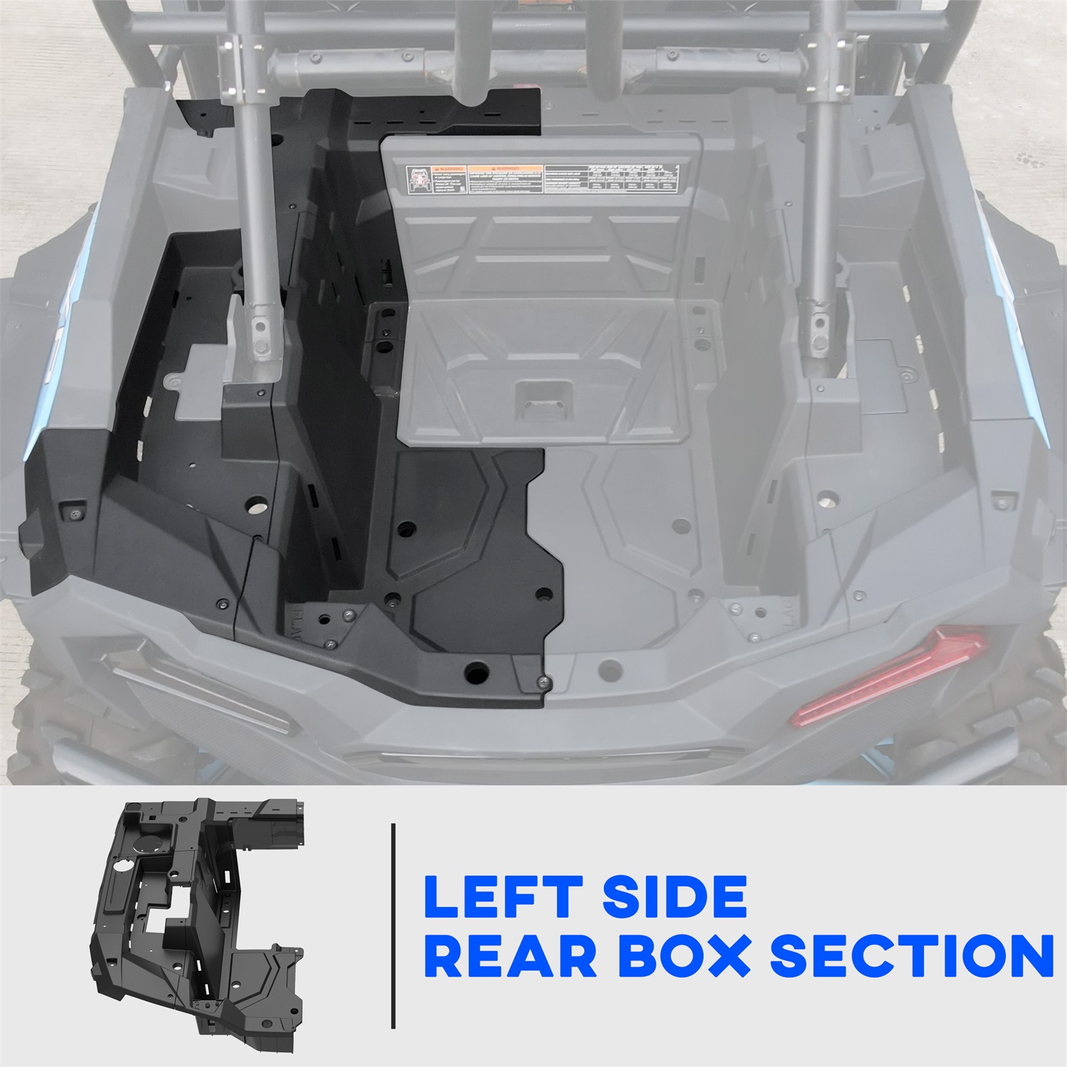 Left Side Rear Box Section for Polaris RZR XP 1000/ XP 4 1000/ RZR Turbo S/RZR XP Turbo - Image 5