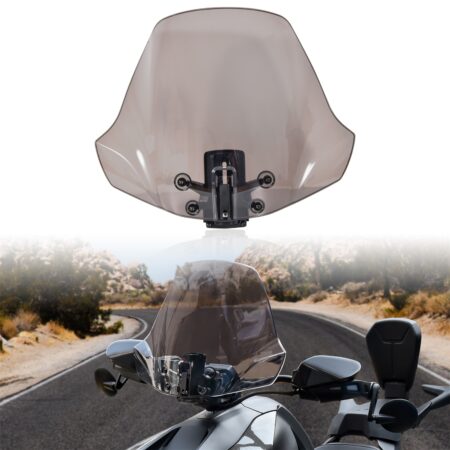 Dark Tinted Wider Adjustable Windshield for Can-Am Ryker All Models
